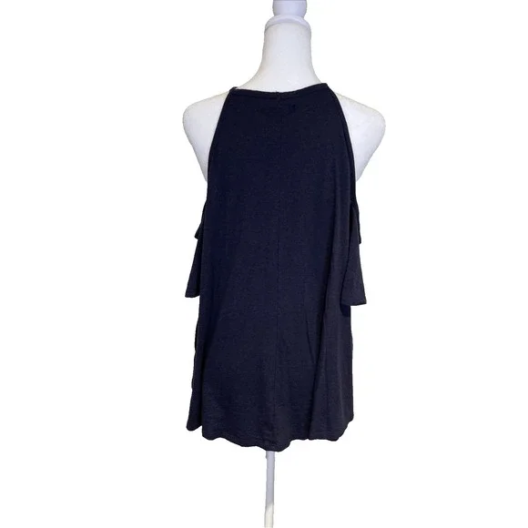 Lane Bryant Woman's Top with Drop Sleeves Size 14/16 Navy Blue Boho Bohemiem - Picture 3 of 9